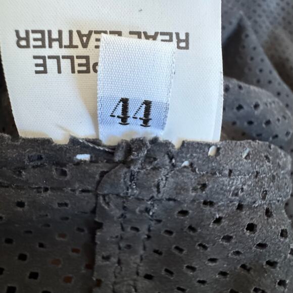 SARACENO BELLAGIO Suede Mesh Belted Cardigan - Picture 7 of 9